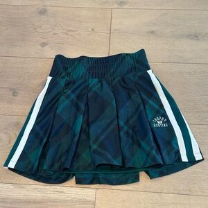 Puma green and blue tennis skirt with shorts under